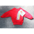 VTG 80's Hanes Kids Wear Blank Red Crewneck Sweatshirt Deadstock NOS  Size 12m
