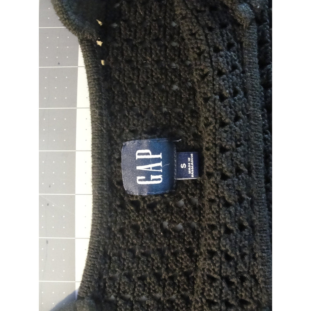 Gap Black Crochet Tank Top Size Small, Lightweight and Stylish Summer Layering