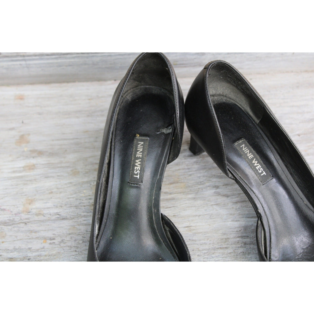 Nine West d'Orsay Pointy Toe Pumps, Black Size 8.5