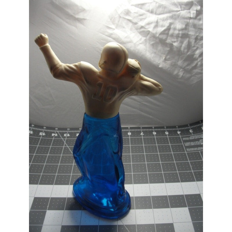 Vintage Avon FOOTBALL PLAYER QUARTERBACK after shave 9.5" glass bottle decanter
