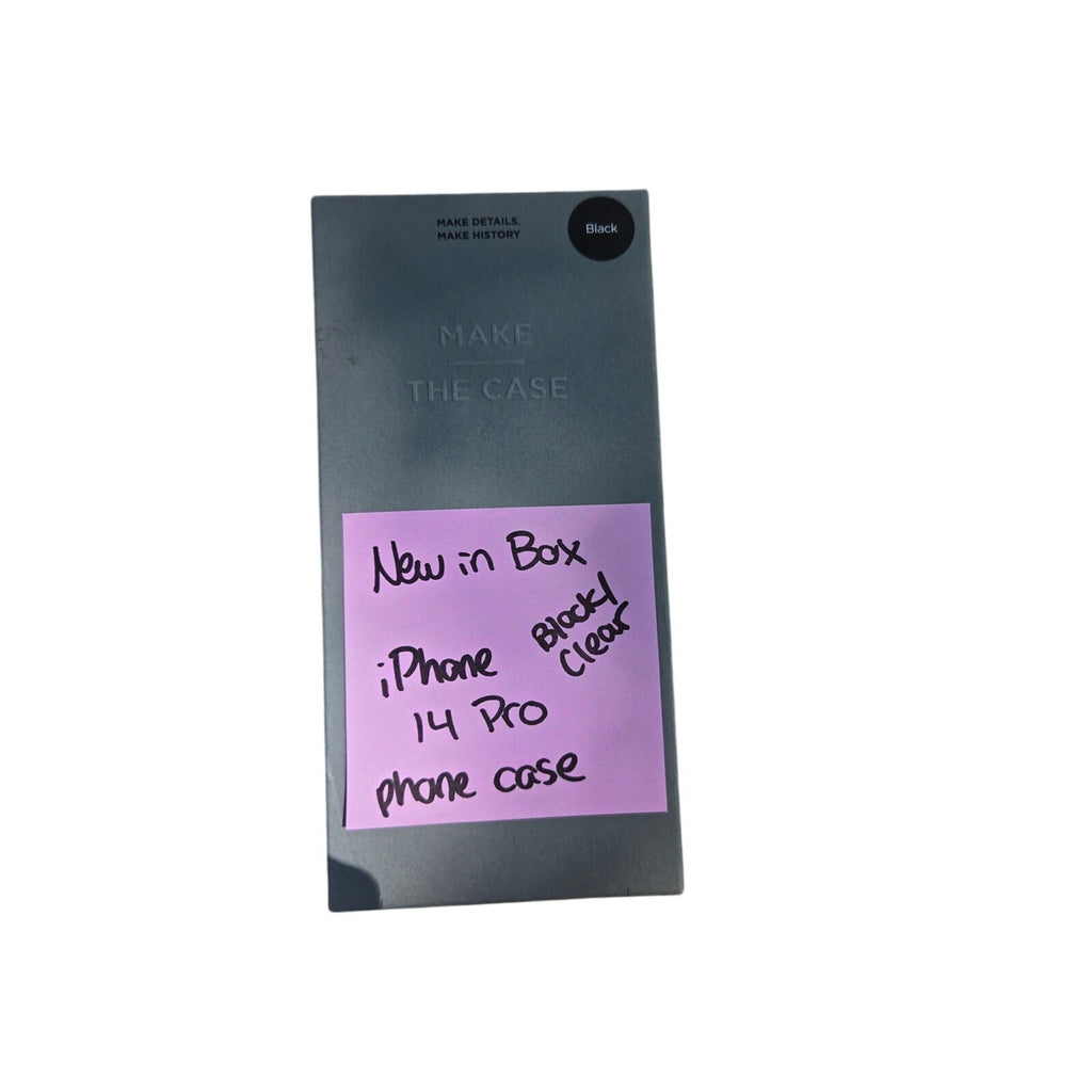 iDeal of Sweden iPhone 14 Pro Case Black Clear Make The Case New In Box