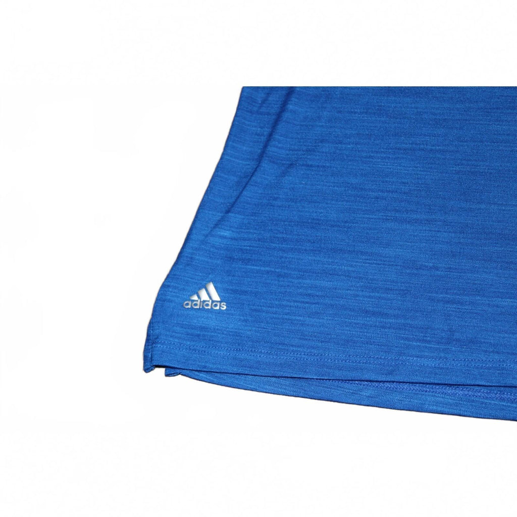 Adidas Men's Ultimate365 Heathered Space-Dyed Blue Golf Polo Shirt - Size M, NWT