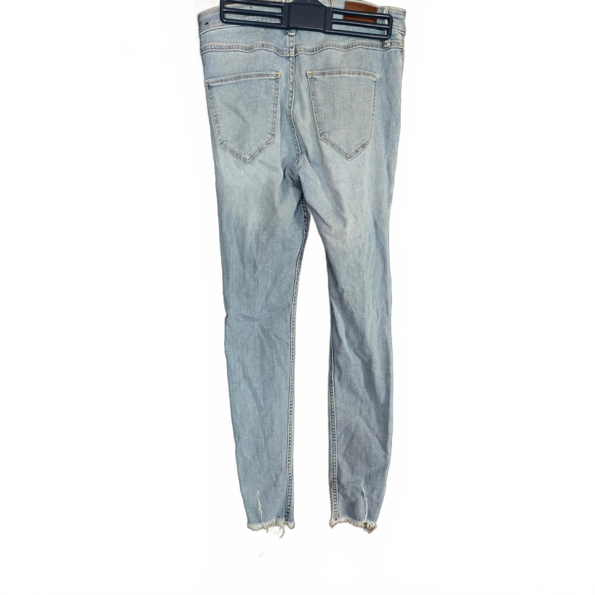 Hollister Women's Light Blue Distressed Skinny Jeans, Size 27, Very Good