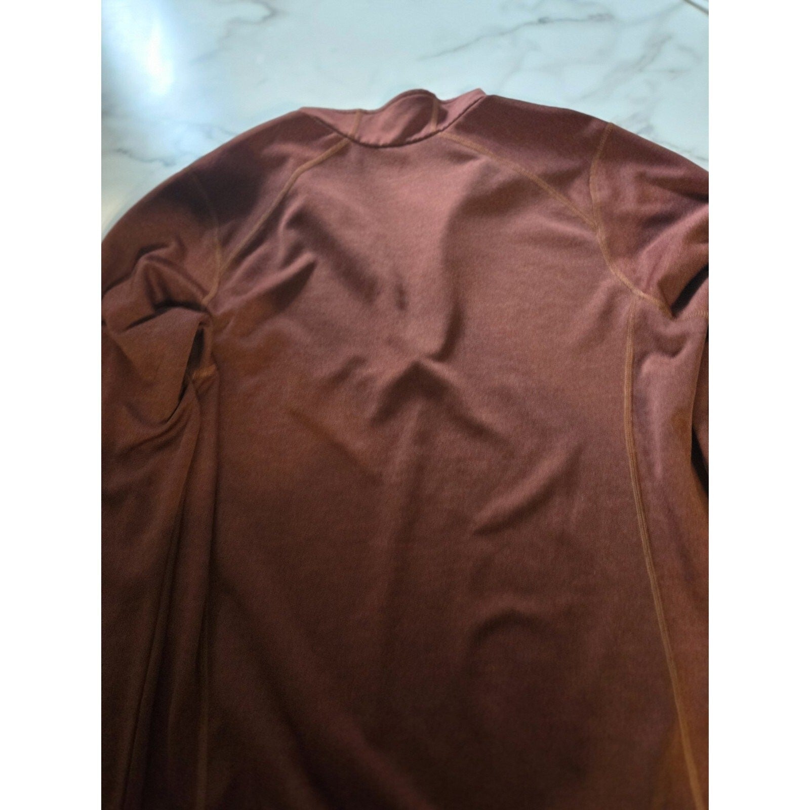Eastern Mountain Sports Techwick Men’s Small Long sleeve Thermal Burgundy