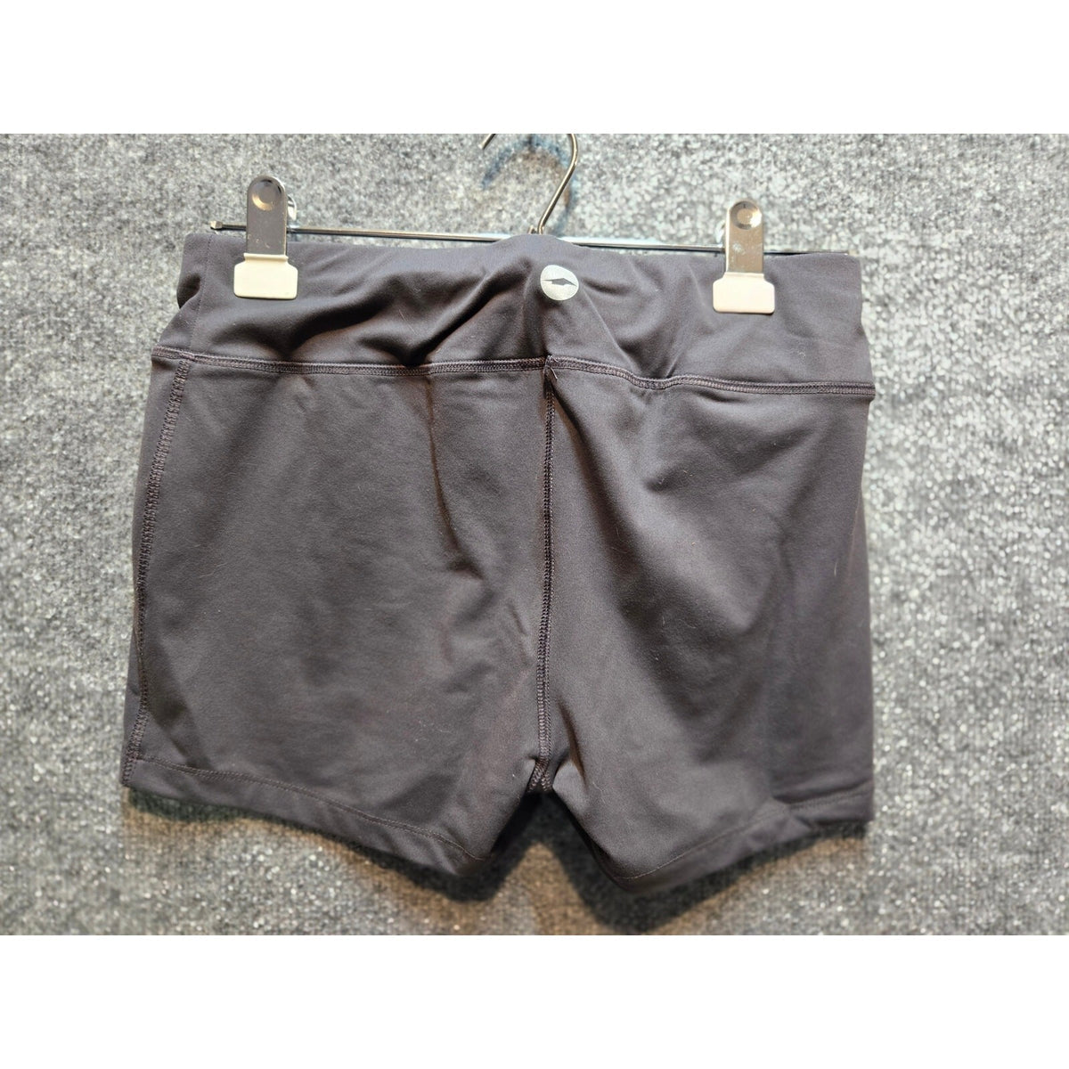 Avia Black Athletic Shorts with Stretch Fabric - Size Medium