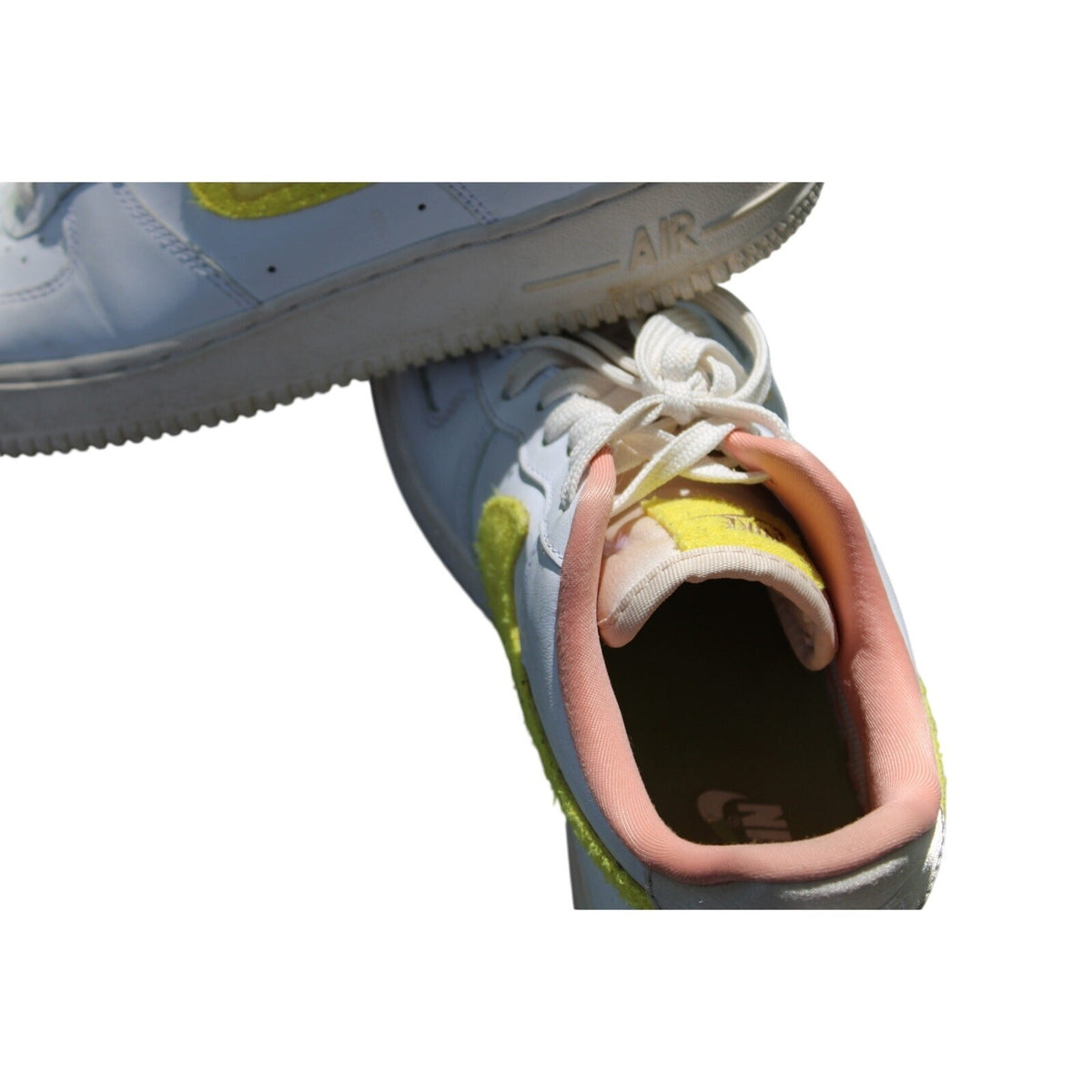 Nike Air Force 1 '07 LX Mini Mama White Yellow size 9.5