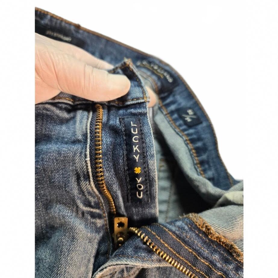 Lucky Brands 221 Original Straight Leg Jeans Men's 32x34 Medium Wash Blue