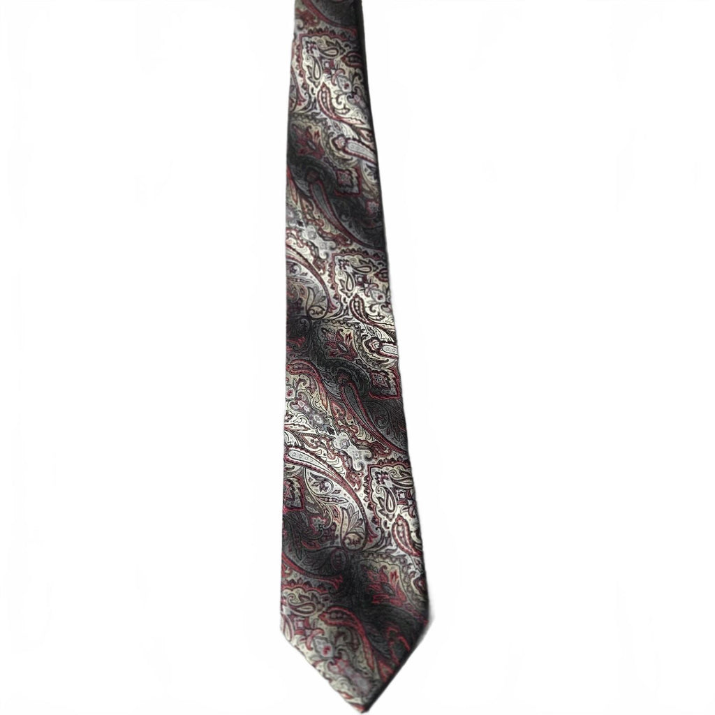 Villini Multi-Color Silk Necktie – Elegant and Versatile Formal Accessory