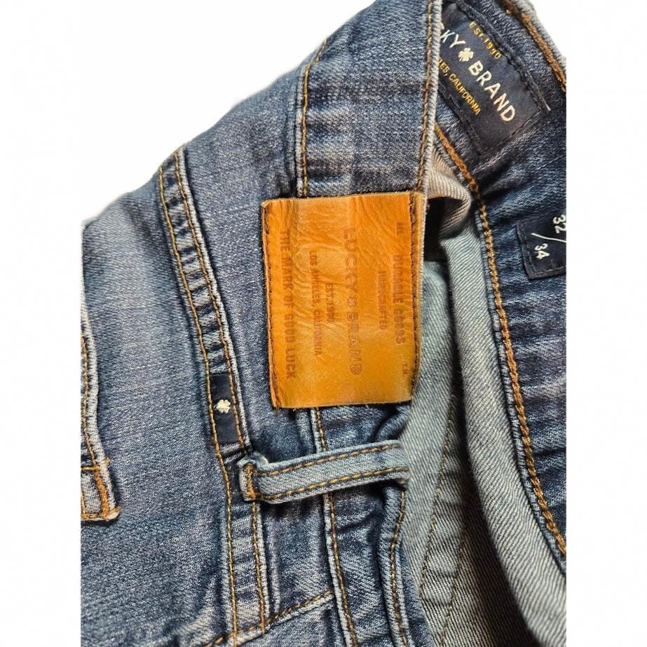 Lucky Brands 221 Original Straight Leg Jeans Men's 32x34 Medium Wash Blue