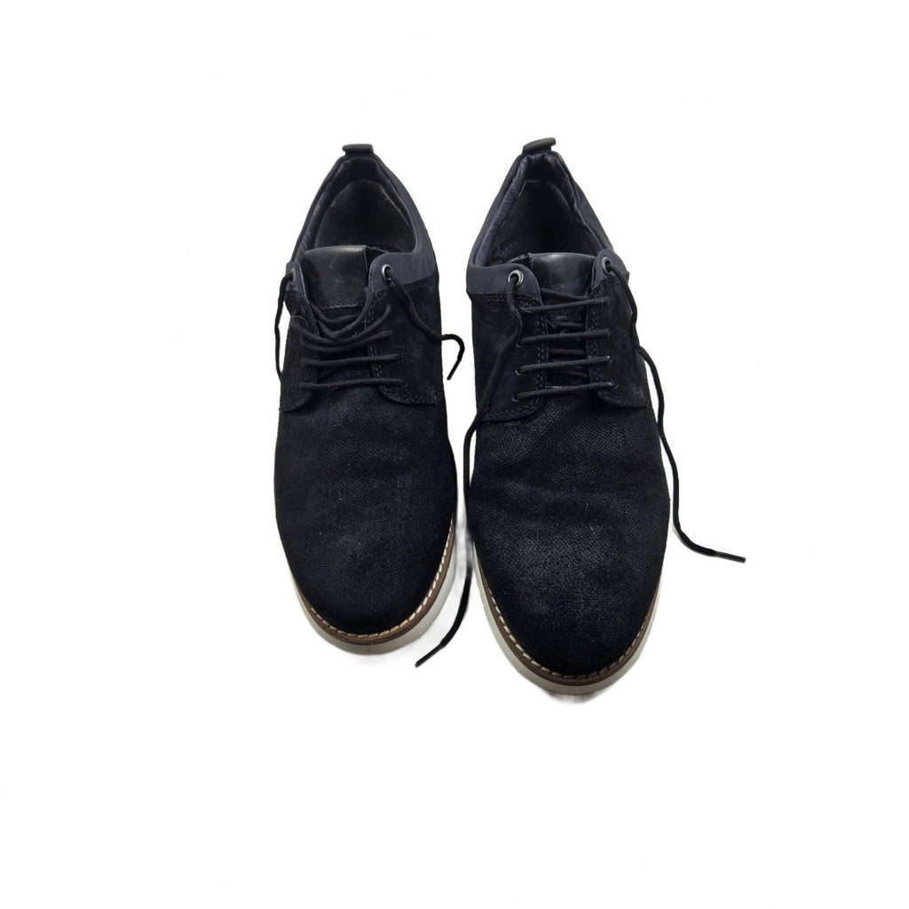 ALFANI Gregor Blue Suede Casual Dress Shoes Mens Size 10 M