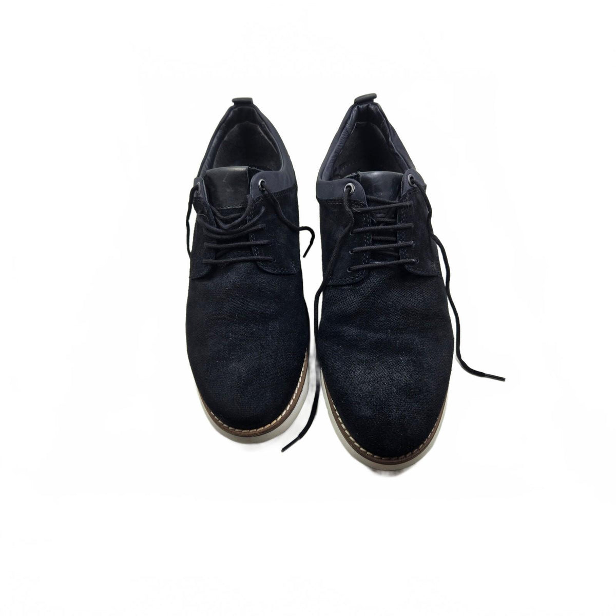 ALFANI Gregor Blue Suede Casual Dress Shoes Mens Size 10 M