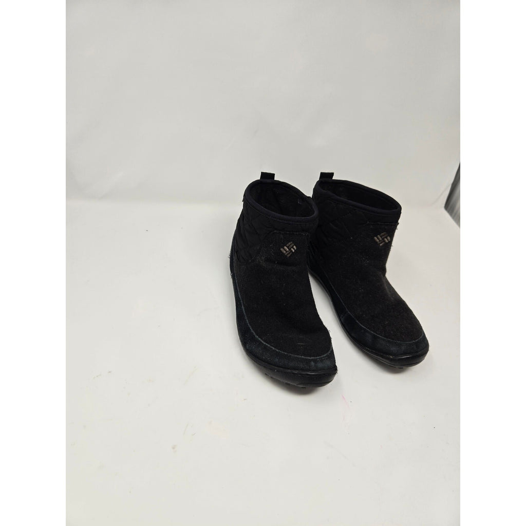 Columbia Snowpow Mid Black Waterproof Winter Snow Boot Women's Size 8 YL5235-010