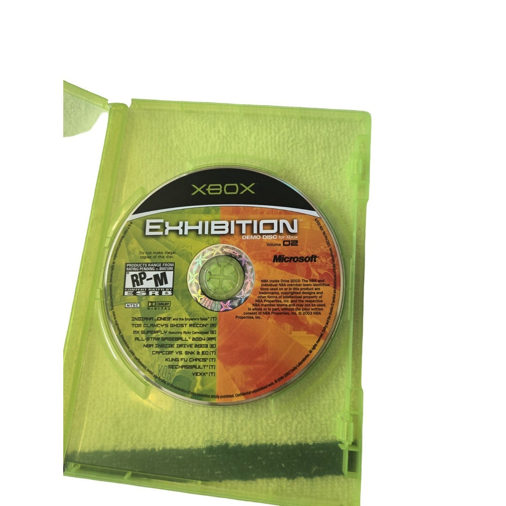 Microsoft Exhibition Demo Disc Vol. 2 Compilation Demo Xbox 2003 RP-M NTSC-U/C