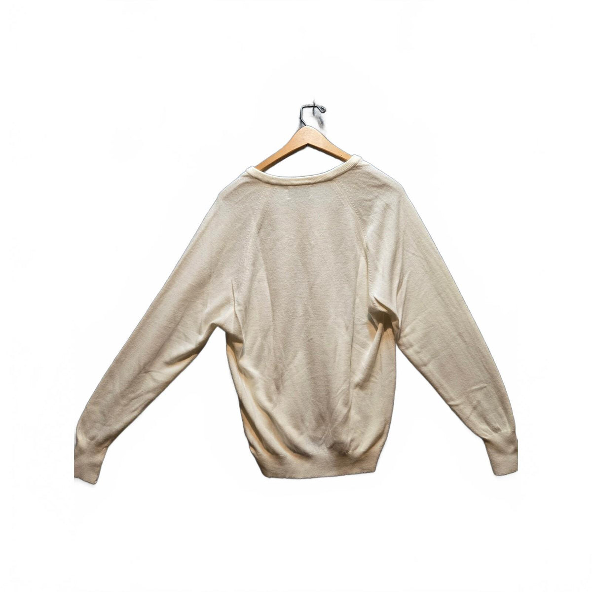 Vintage 70s 80s Pickering Active Sportswear by Kimberton Co Knit Sweater Cream L