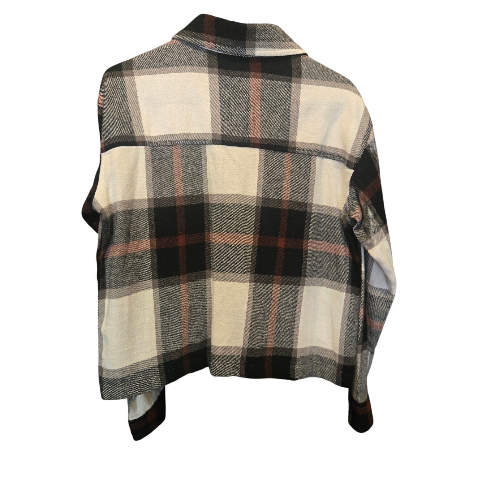 Beach Lunch Lounge Women's Plaid Button-Up Shirt, Multi-Color, Size Medium