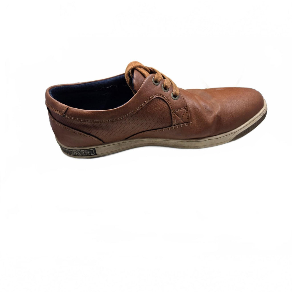 Jousen Milan Men's Brown Casual Dress Sneakers - Size US 10, Good Condition