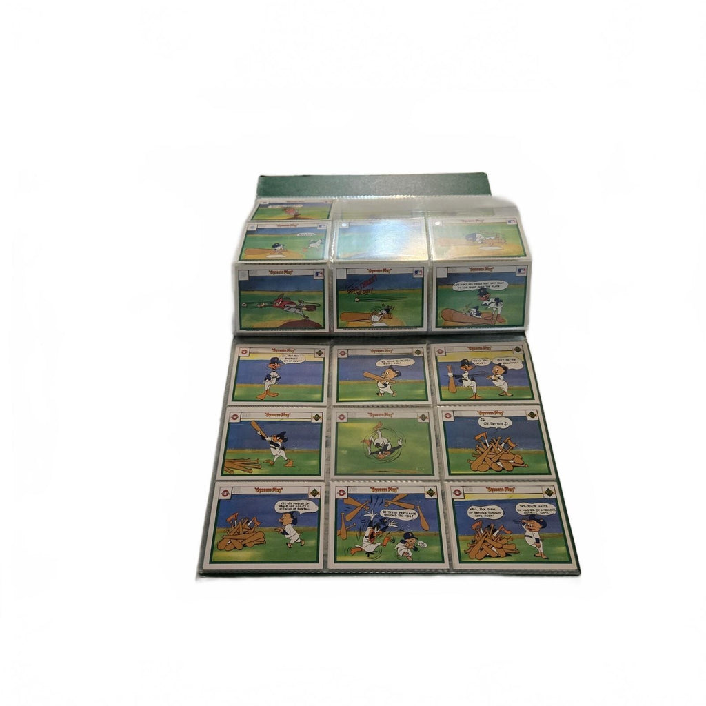 Vintage 1990 Upper Deck Looney Tunes Comic Ball Series 1 Green Card Album