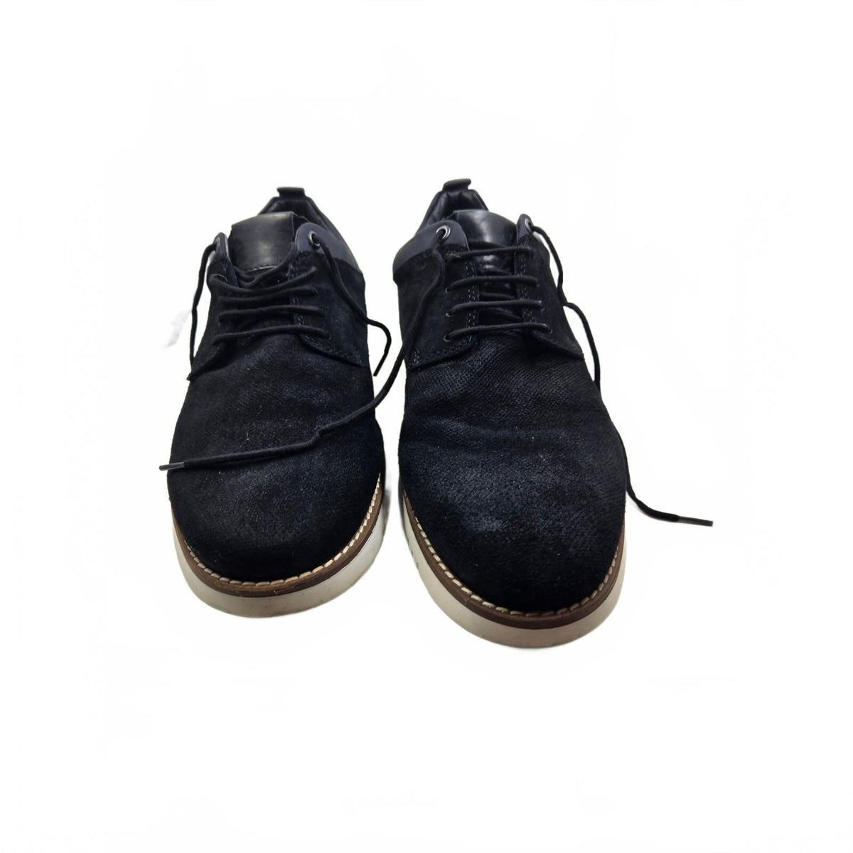 ALFANI Gregor Blue Suede Casual Dress Shoes Mens Size 10 M
