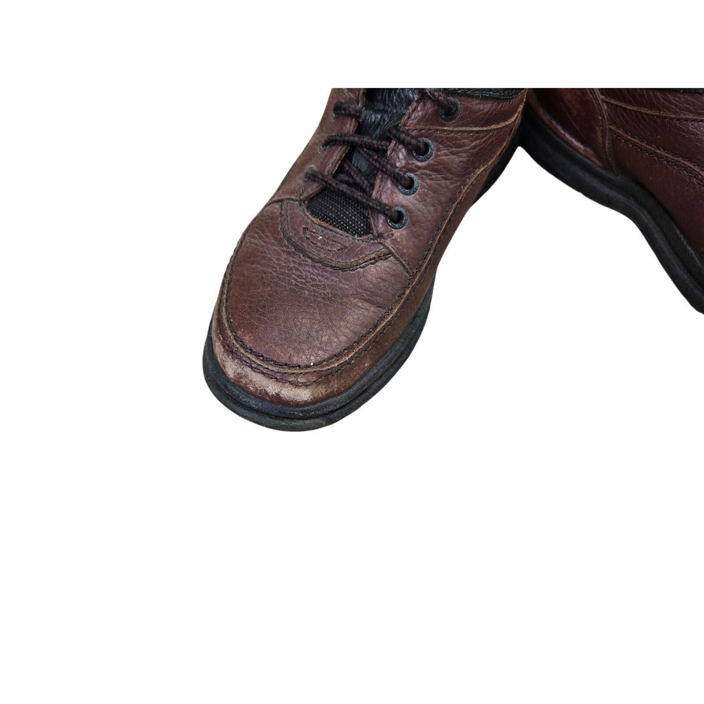 Rockport Men's Brown Pebbled Leather Casual Walking Shoes Comfort Comfort   9