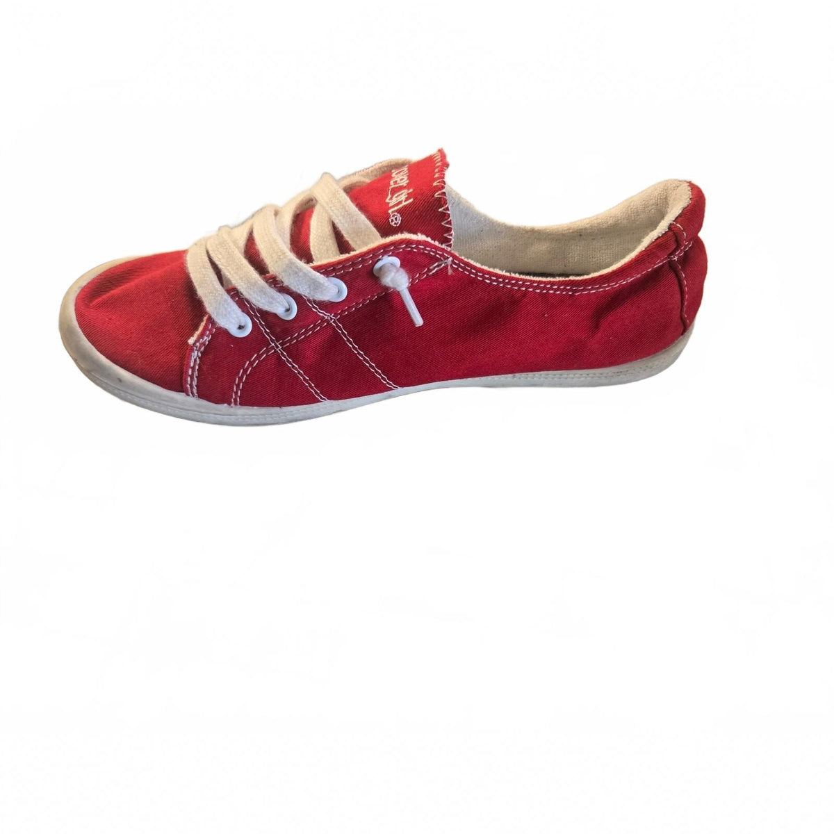 Pop style womens red Cover girl shoe size 8.5