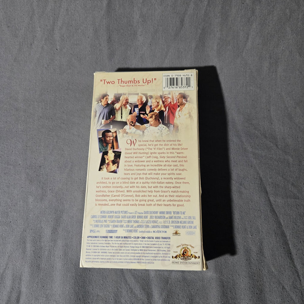 Return to Me [VHS]