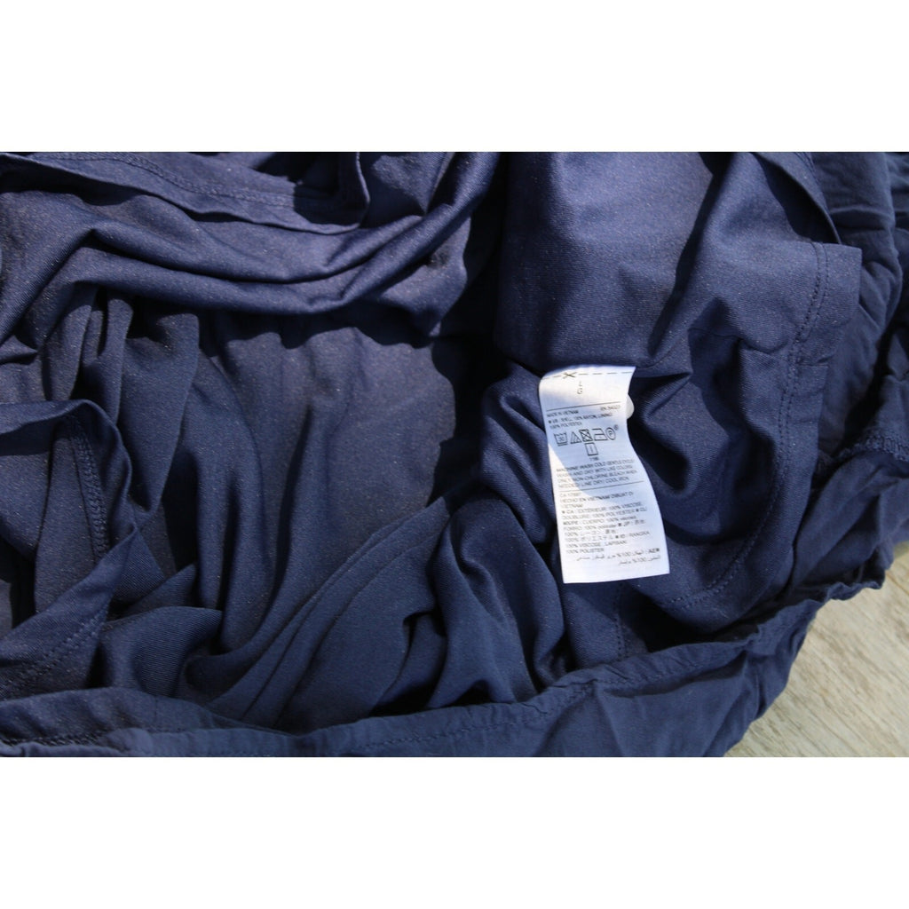 Old Navy Blue Crinkle Gauze V-Neck Midi Slip Dress – Size Large