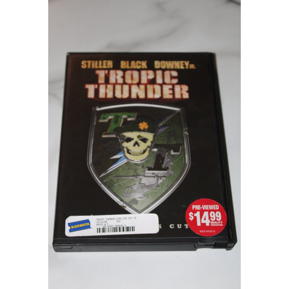 Tropic Thunder (Unrated Director's Cut)  Ben Stiller Jack Black old blockbuster