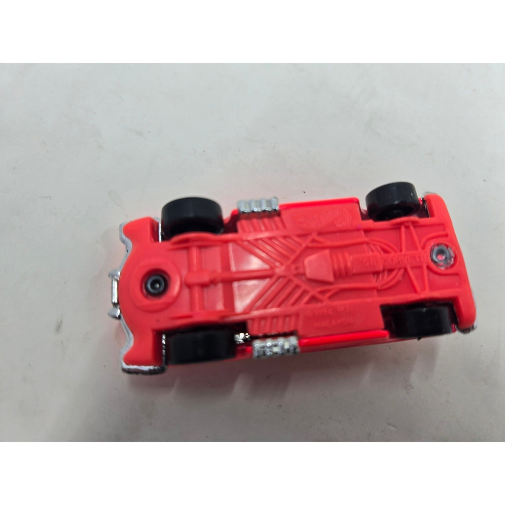 1995 Hot Wheels Model Series '58 Corvette Coupe Neon Pink Chrome Engine Variant