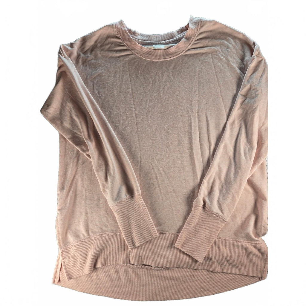Avia Women's Medium Pink Long Sleeve High-Low Pullover Sweatshirt