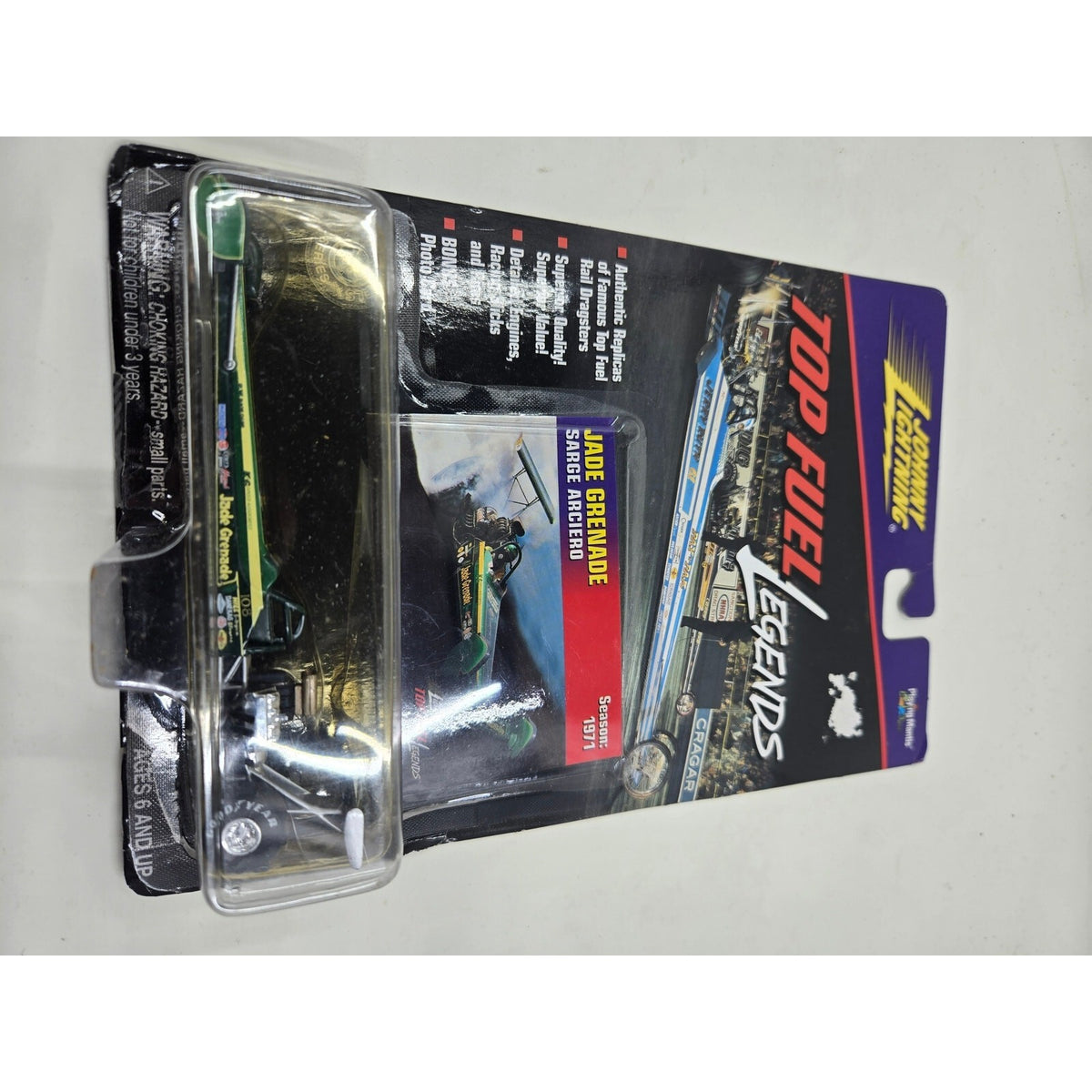 1999 Road Champs 'Attitude Racing' 1:64 Scale Die-Cast Collector's Edition Blisr