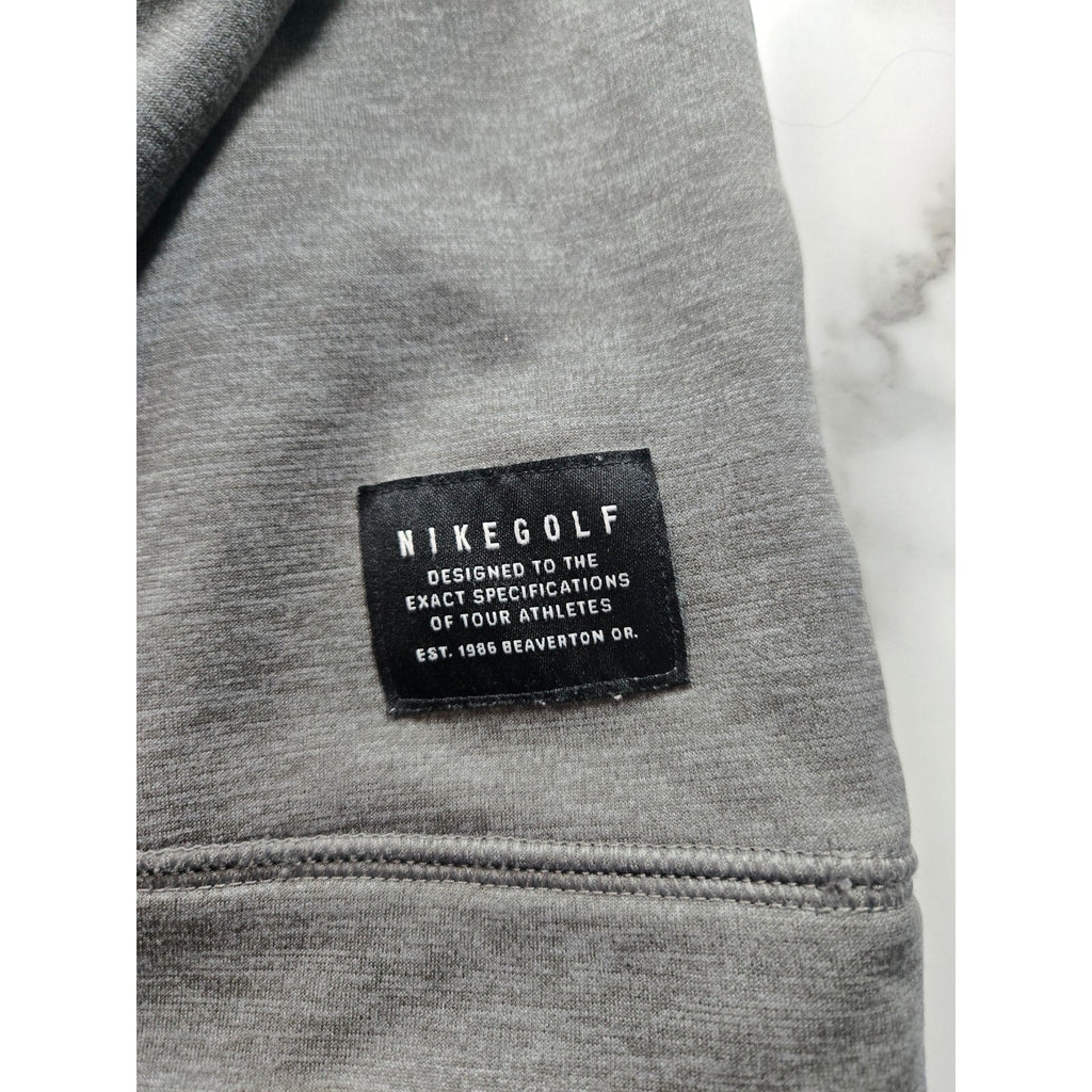 Nike Golf Men's S small Ther Repel 1/2 Zip Pullover Fleece Jacket Charcoal Gray