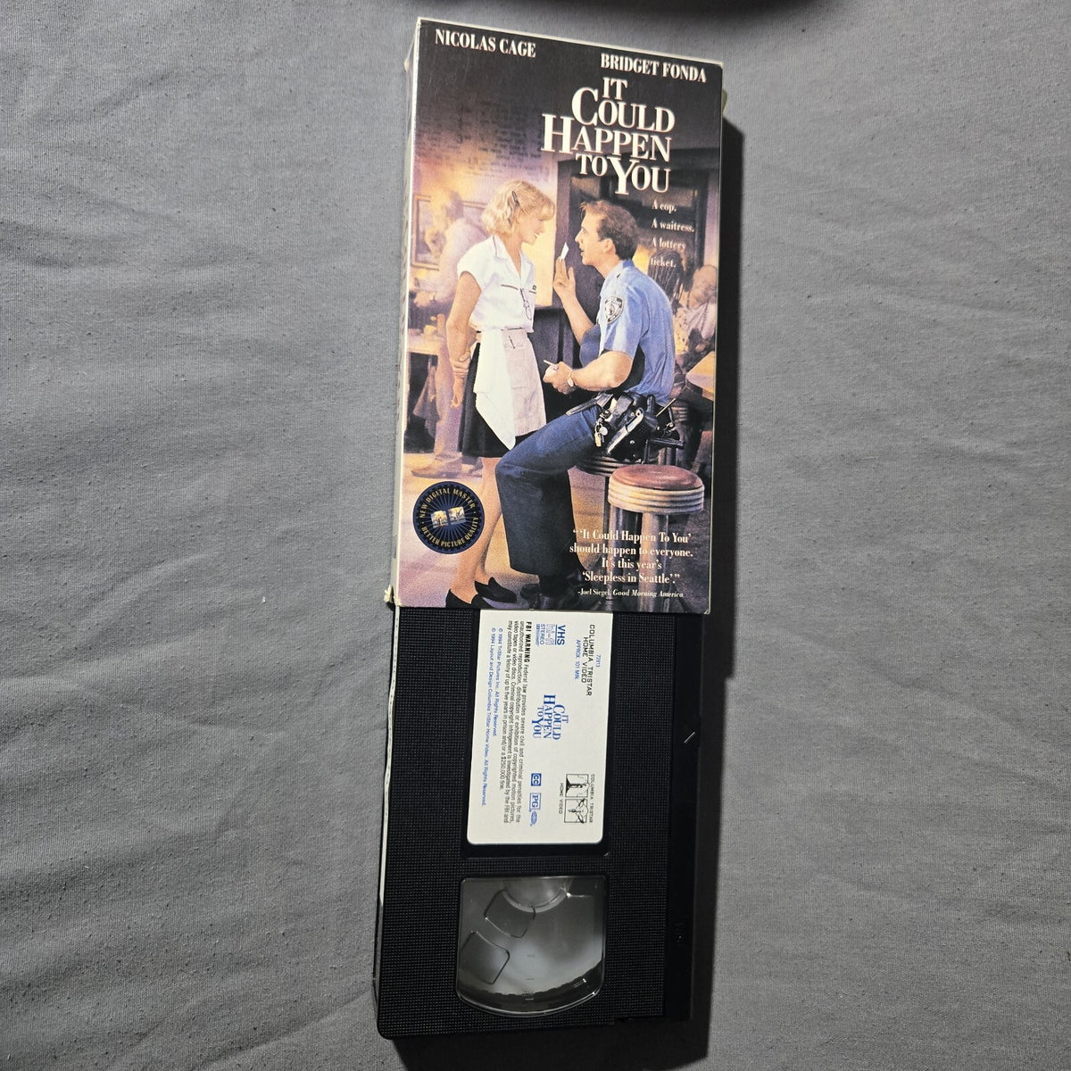 It Could Happen To You VHS 1994 Nicolas Cage Bridget Fonda Columbia TriStar Movi