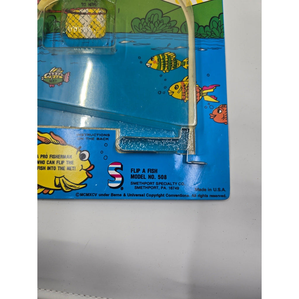 Vintage 1981 Smethport Flip-A-Fish Handheld Game Model 508 New On Card NOS