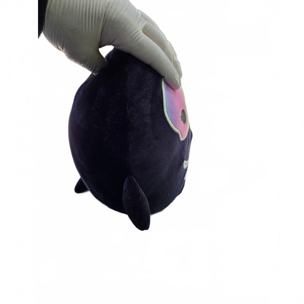 Original Squishmallows BUFINDA 12" Rainbow Skeleton Narwhal Glow in the Dark