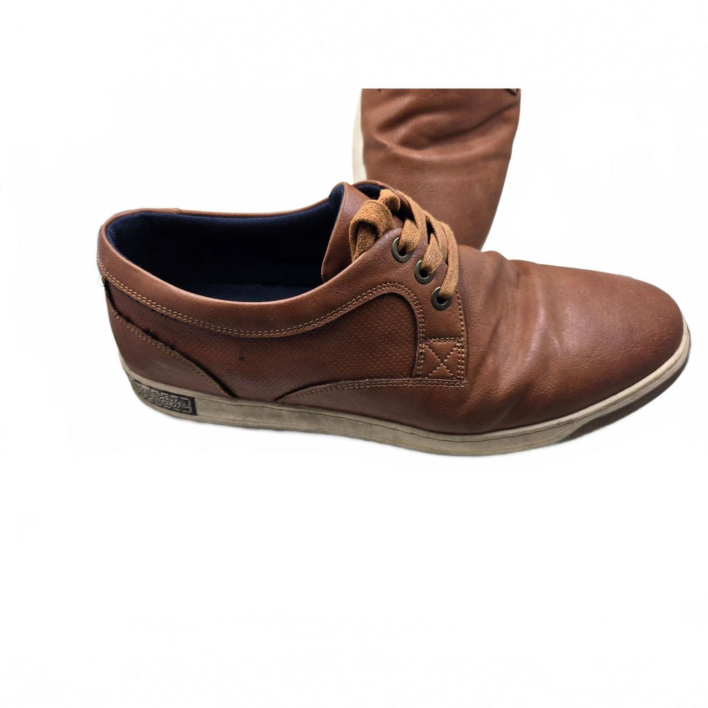 Jousen Milan Men's Brown Casual Dress Sneakers - Size US 10, Good Condition