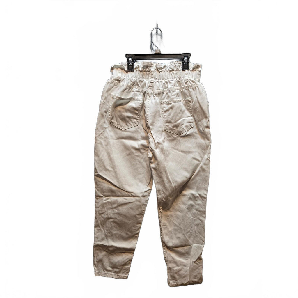 Benin White Paperbag Waist Pants EU 42 US 10 UK 14