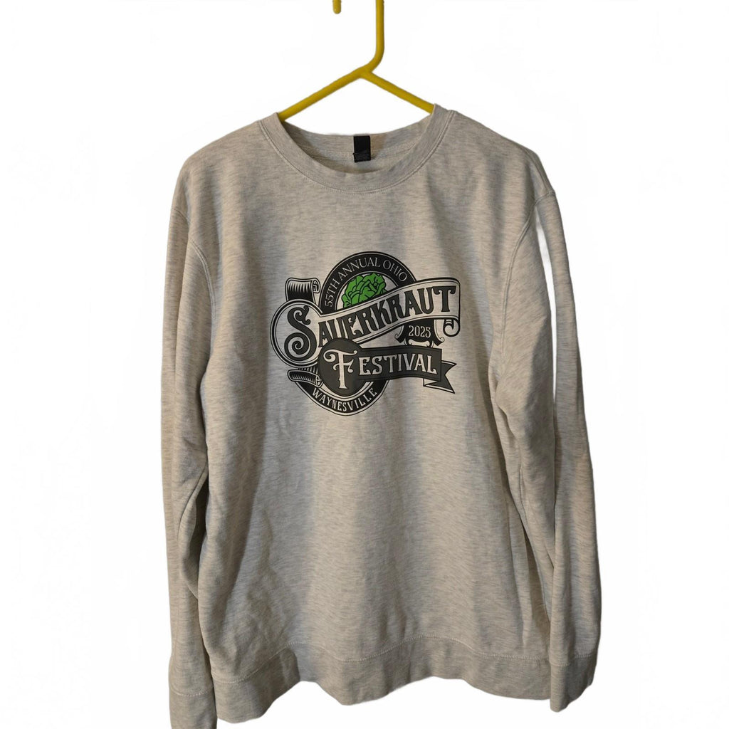 55th annual sauerkraut festival sweat shirt size xl