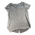 Rose & Olive Heather Gray Button-Back T-Shirt, Medium, Good Condition