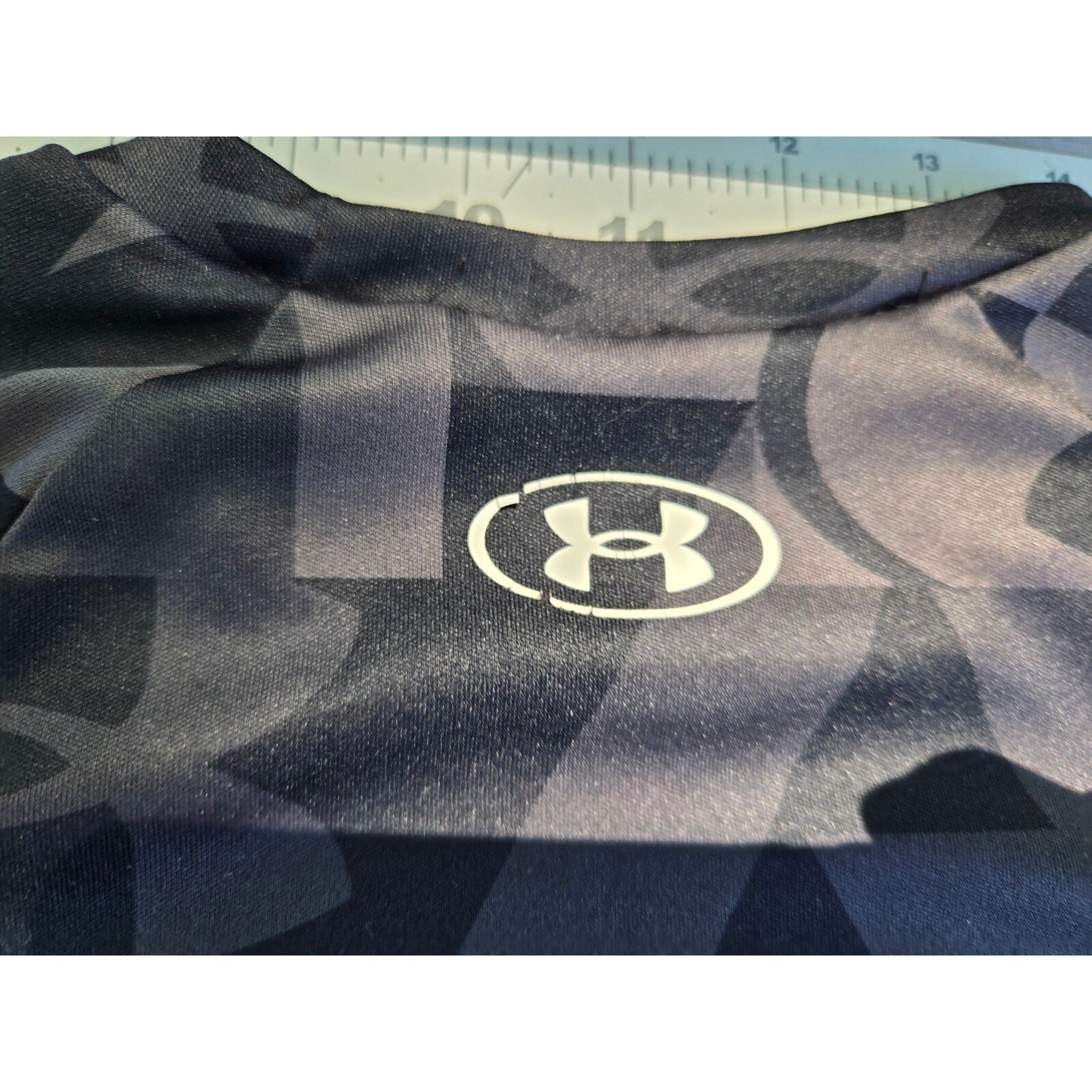 Under Armour Boys UA Tech Big Logo Printed Black Athletic Shirt Size YMD