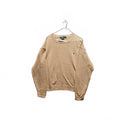 Vintage 90s Polo Ralph Lauren Beige Cotton Crewneck Sweater XL