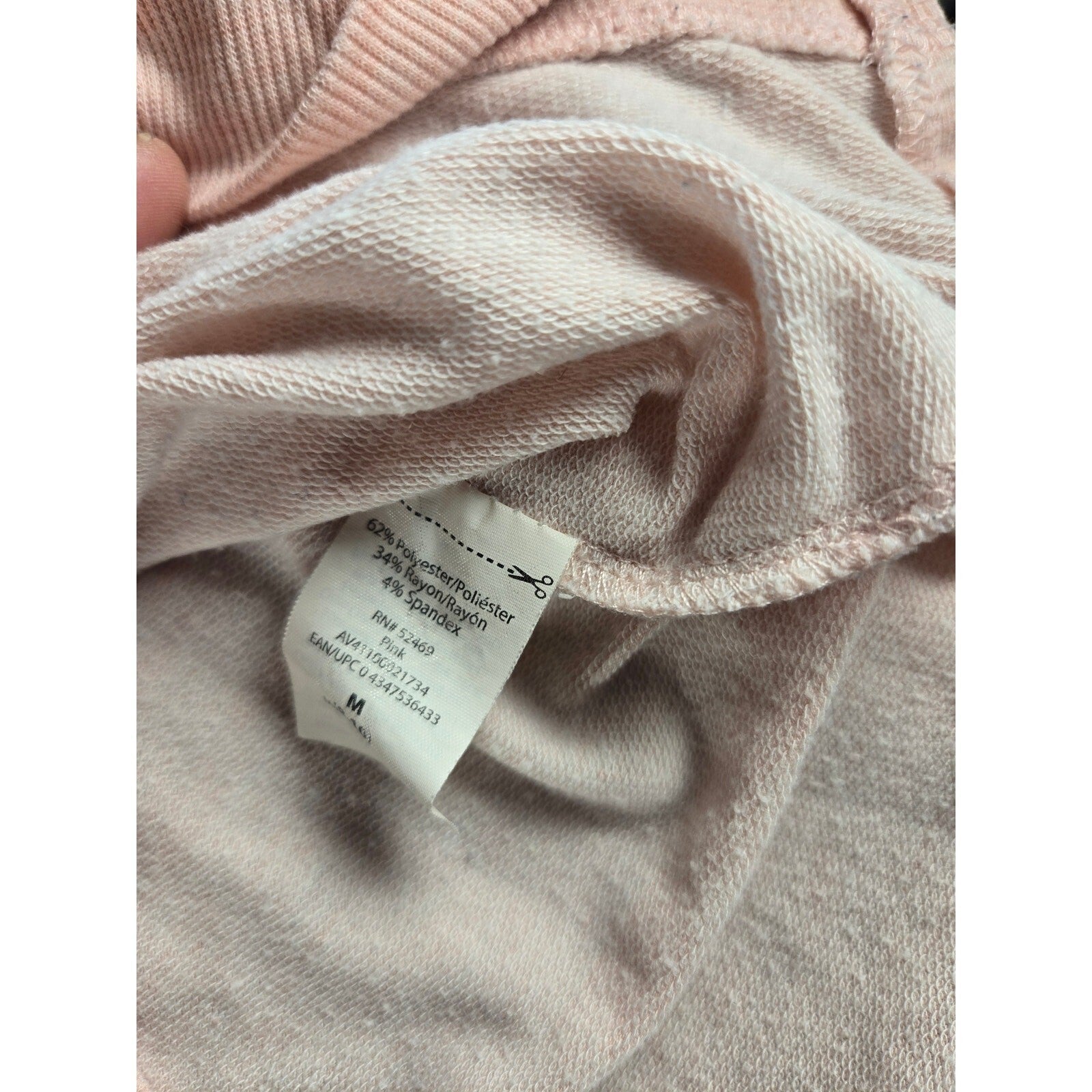 Avia Women's Medium Pink Long Sleeve High-Low Pullover Sweatshirt