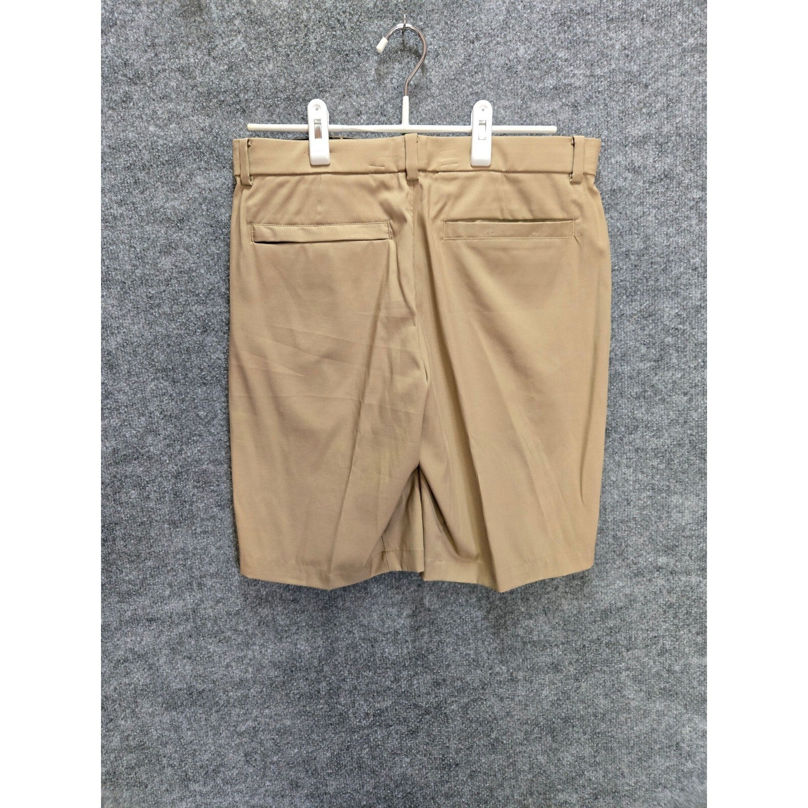 MSX by Michael Strahan Men's Khaki Polyester Spandex Shorts Size 32
