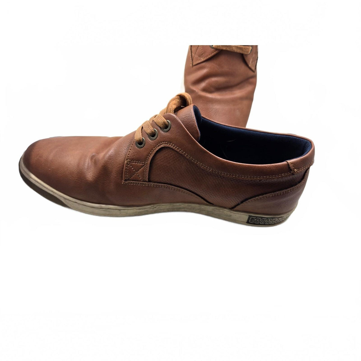 Jousen Milan Men's Brown Casual Dress Sneakers - Size US 10, Good Condition