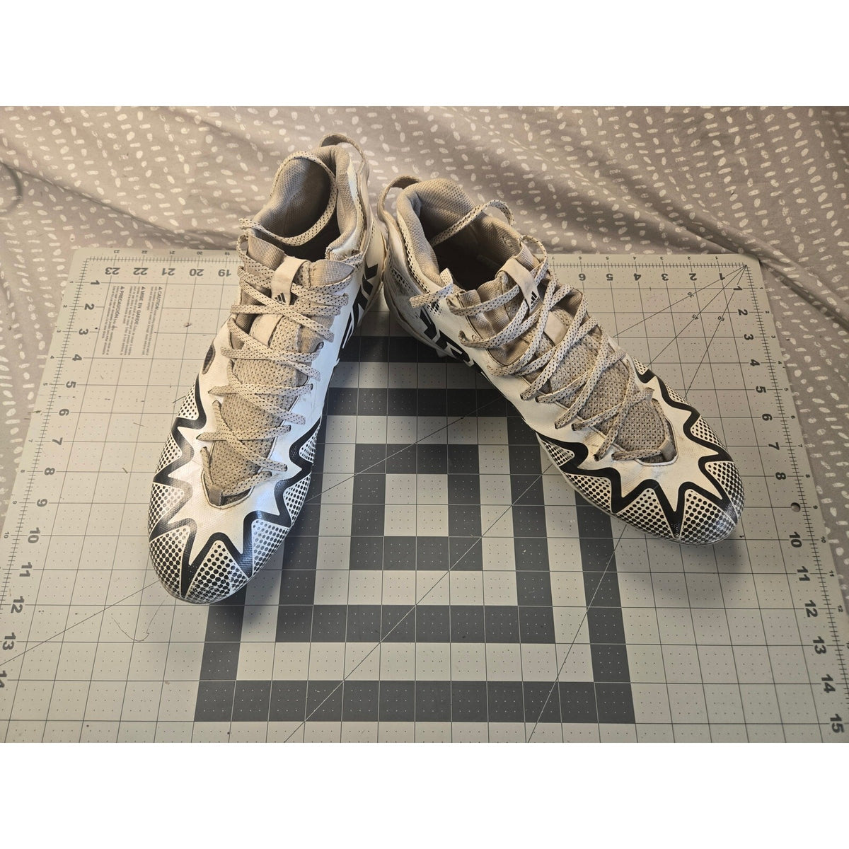 Adidas Freak 22 Team Football Cleats White/Black GX4066 Men’s Size 15