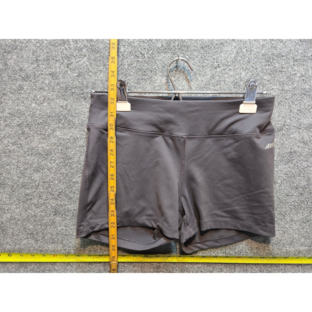 Avia Black Athletic Shorts with Stretch Fabric - Size Medium