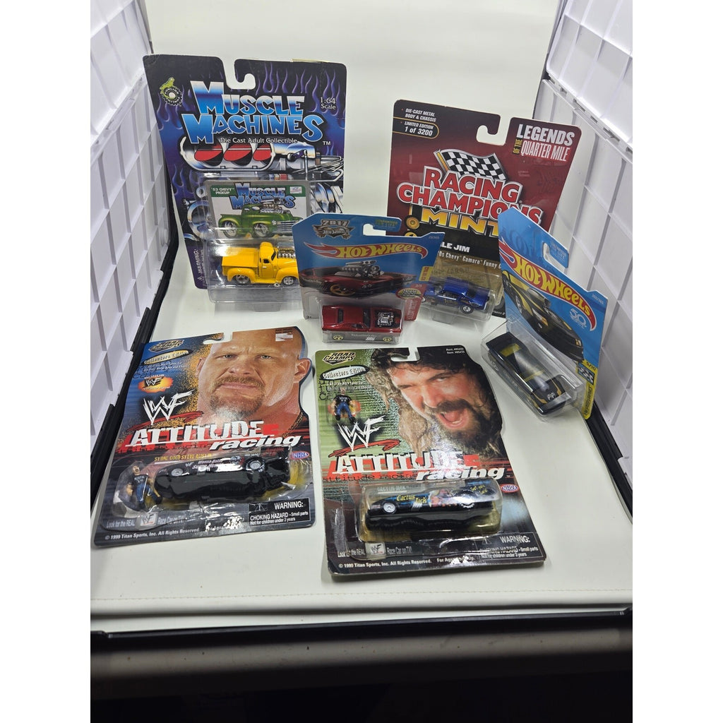 1999 Road Champs 'Attitude Racing' 1:64 Scale Die-Cast Collector's Edition Blisr