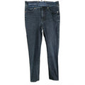 Express Women's Blue Stretch Straight Fit Jeans - Size Medium, Very Good