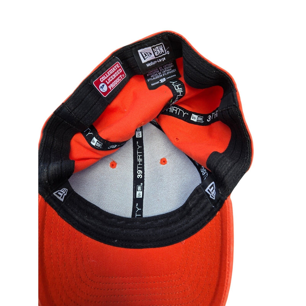 New Era 39THIRTY Bowling Green BGSU Falcons NCAA Hat Orange Stretch Fit M/L