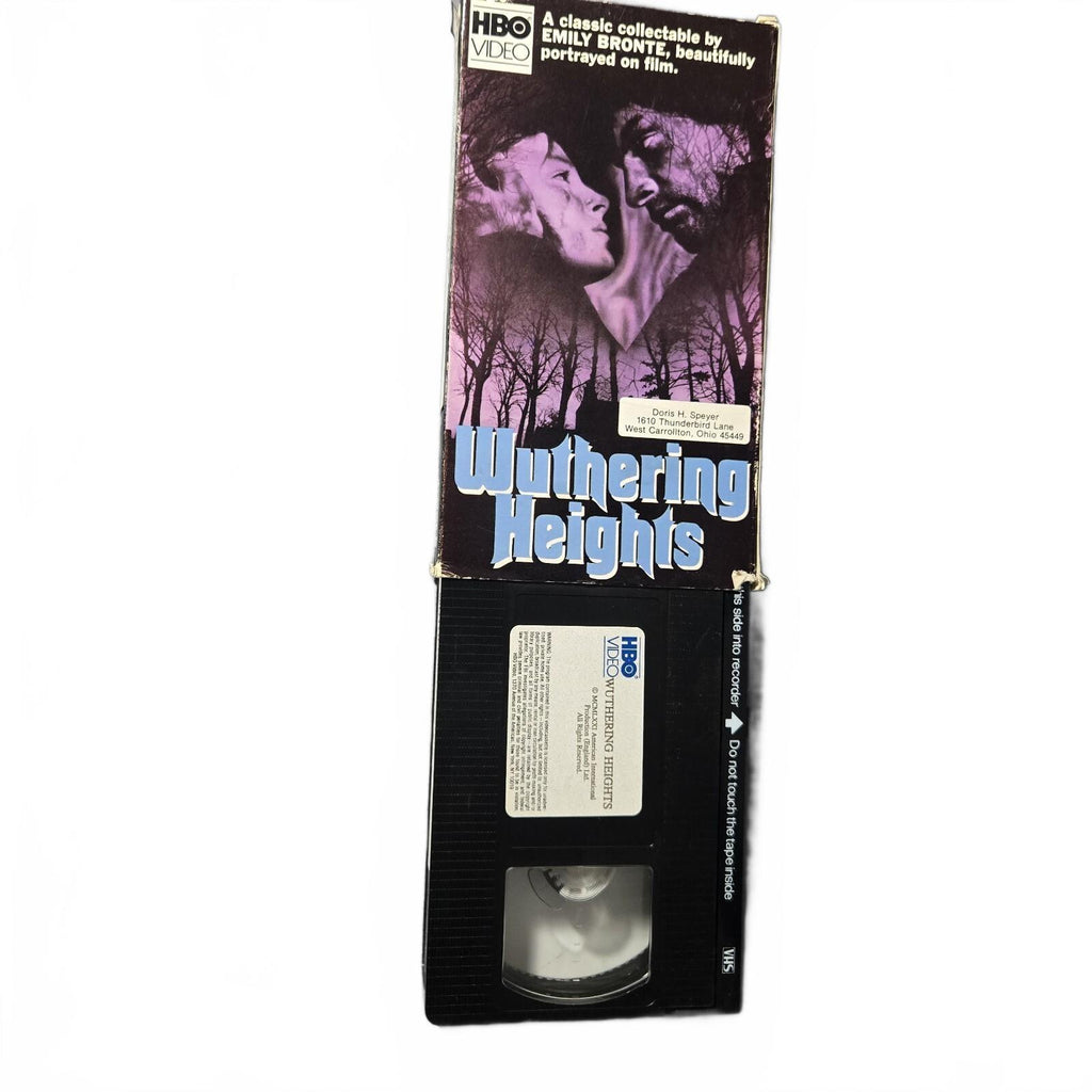 Wuthering Heights VHS Tape HBO Video Classic Emily Bronte Adaptation Good
