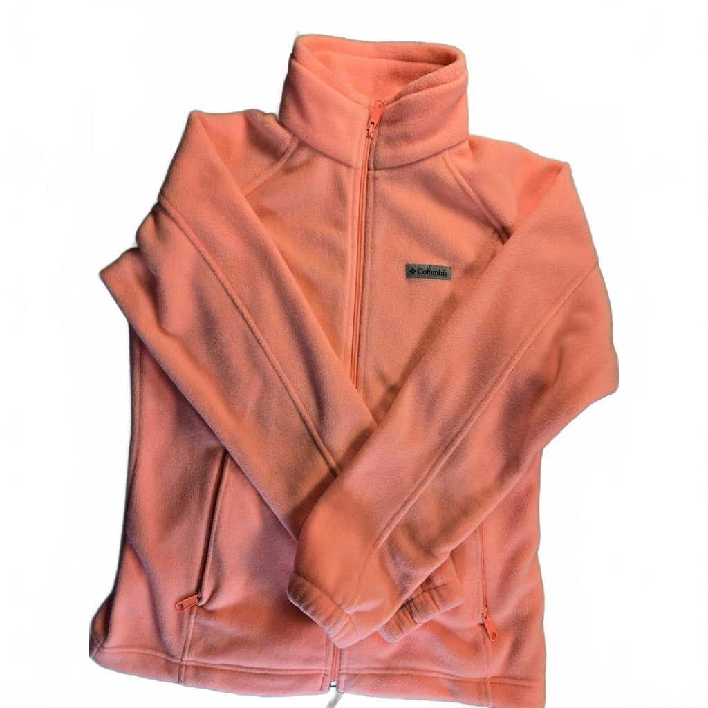 Columbia Pink Full-Zip Fleece Jacket Medium